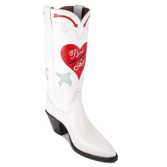 Lovebird Wedding Boots