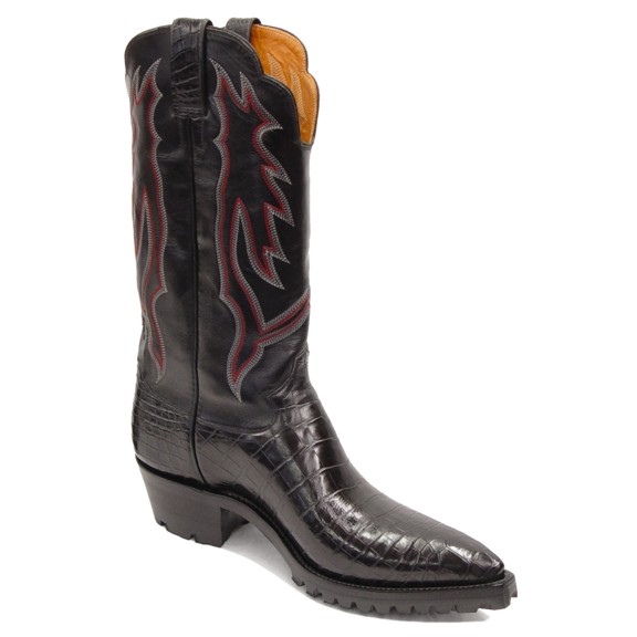 Smooth Nile Crocodile Motorcycle Boots (15 Colors)