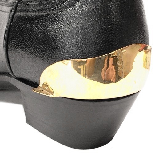 German Alpaca Boot Heel Plates Lisa (Gold)